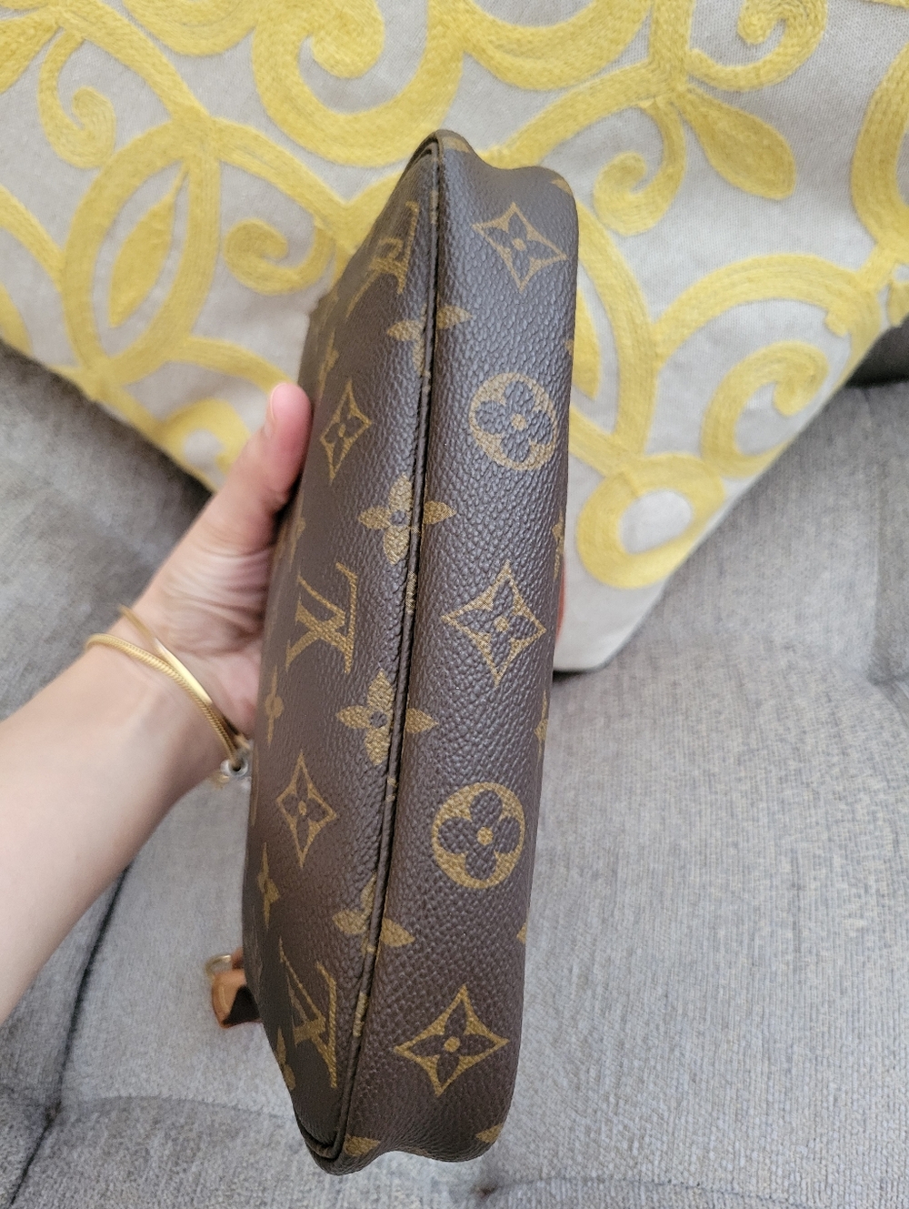Louis Vuitton Brown Monogram Canvas Mini Bag with Gold Hardware - Picture 5 of 15